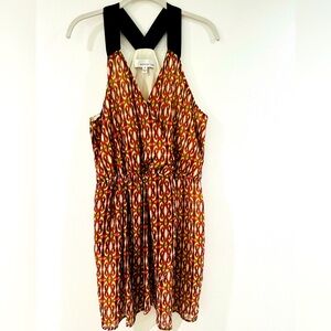 Adelyn Rae racerback multicolor short cocktail dress